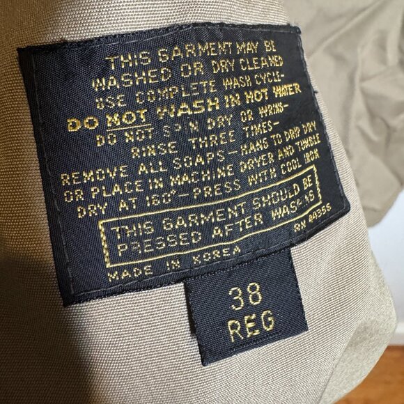 Cotswold collection Dillard's Removable lining vintage Trench Coat 38 - Picture 6 of 7